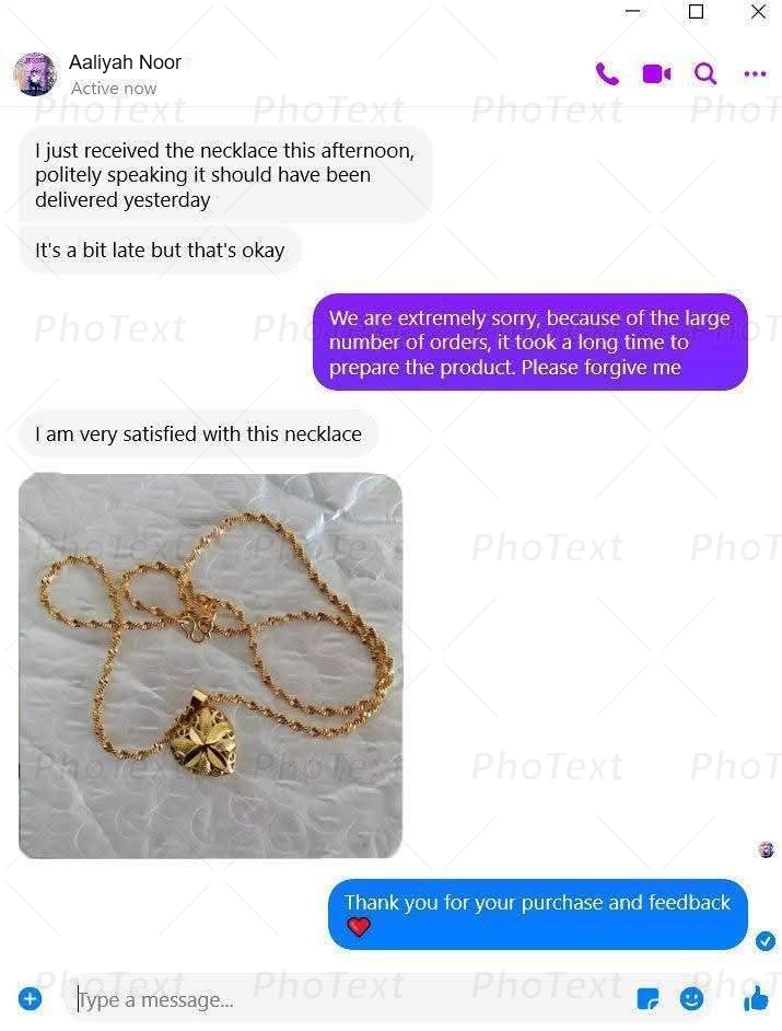 💖Gold Aura Heart Necklace