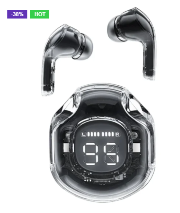 Rechargeable wireless earbuds for Android and iOS users in UAE"