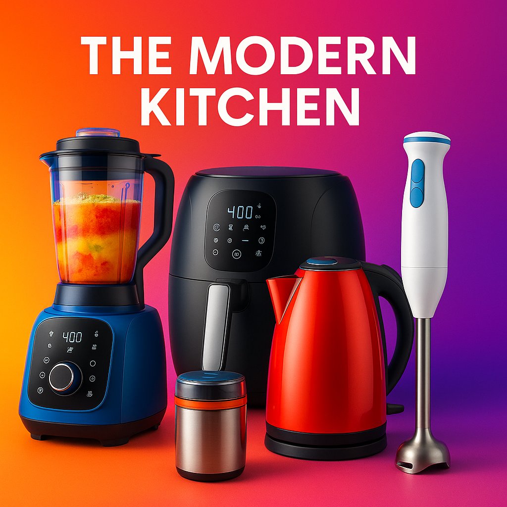 Modern kitchen gadgets and tools in UAE – blenders, choppers, essentials