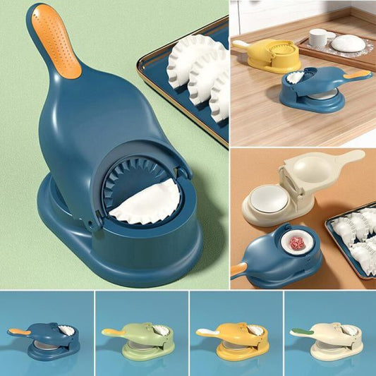 2-in-1 Dumpling & Samosa Maker – Fast Dough Folding Kitchen Gadget